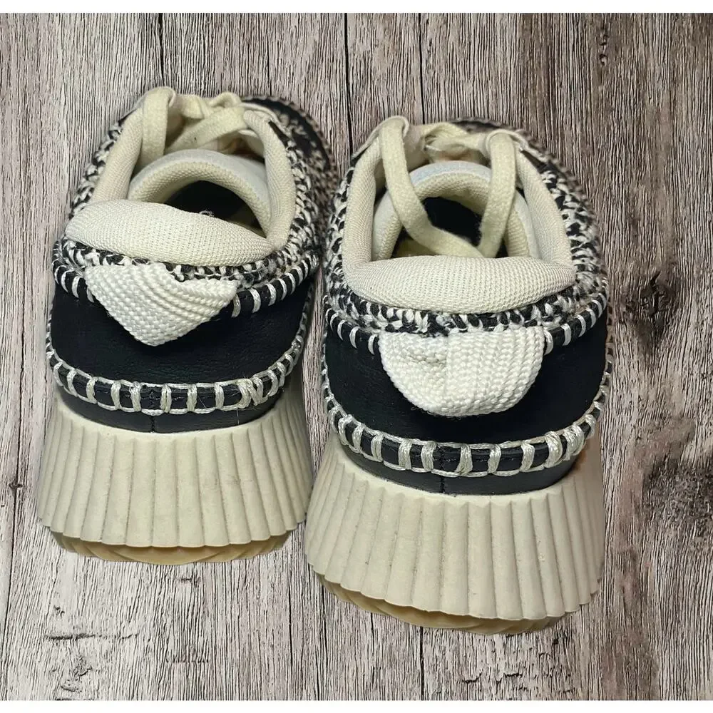 Dolce Vita black and white women’s sneaker.‎ Size 8.5